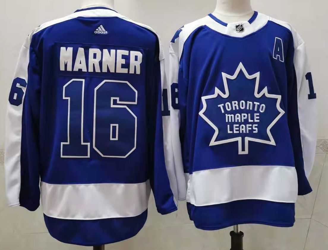 Maple Leafs 16 Mitchell Marner Blue 2020-21 Reverse Retro Adidas Jersey,We sell and wholesale Maple Leafs 16 Mitchell Marner Blue 2020-21 Reverse Retro Adidas Jersey on line form chian!